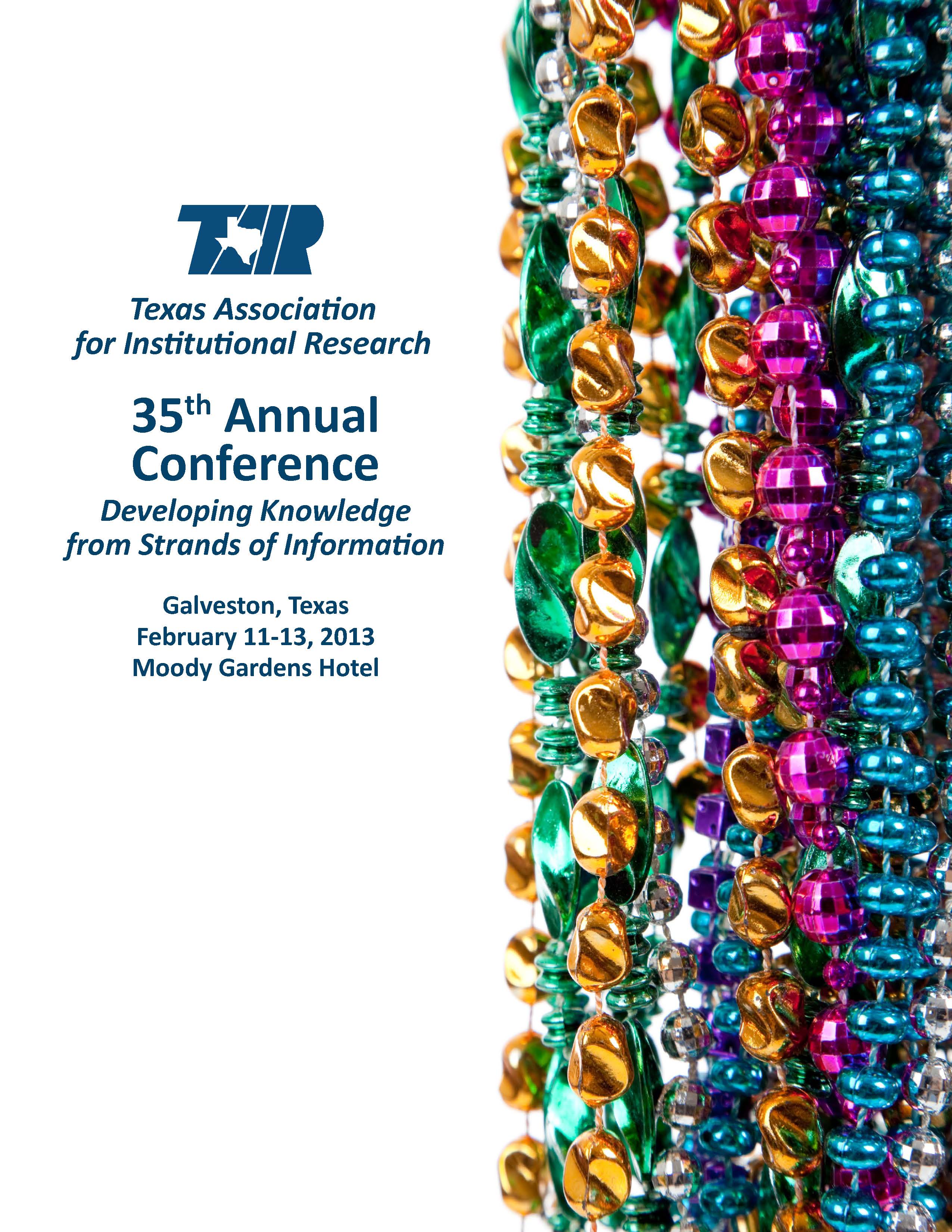 TAIR 2013 conference flyer image